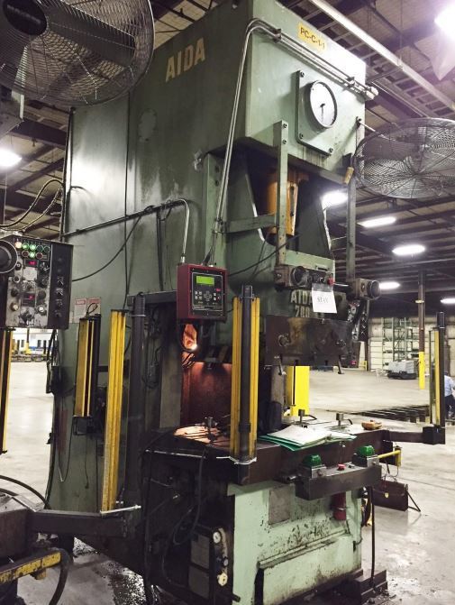 220 Ton Capacity Aida Single-Point Gap Press