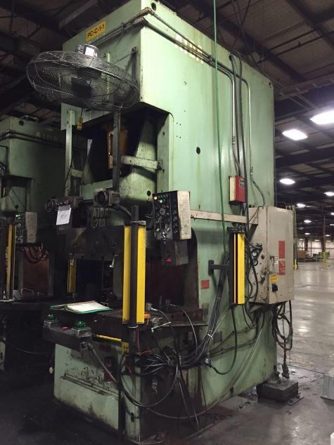 220 Ton Capacity Aida Single-Point Gap Press