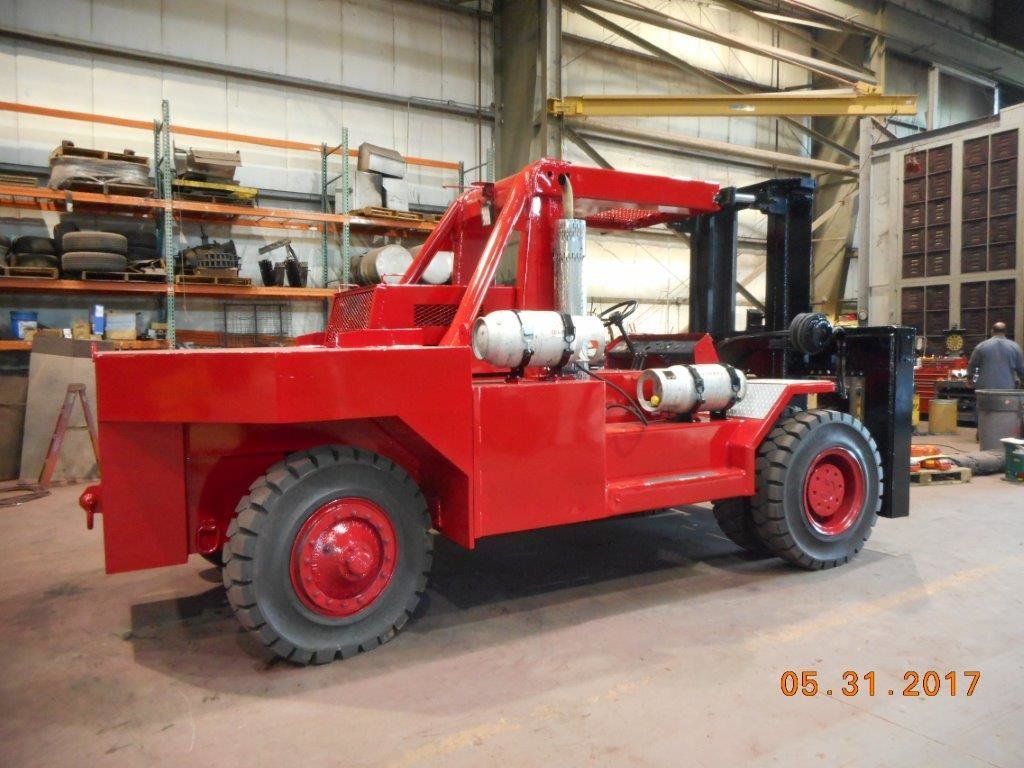 80,000lb. Capacity Bristol Riggers Special Forklift For Sale