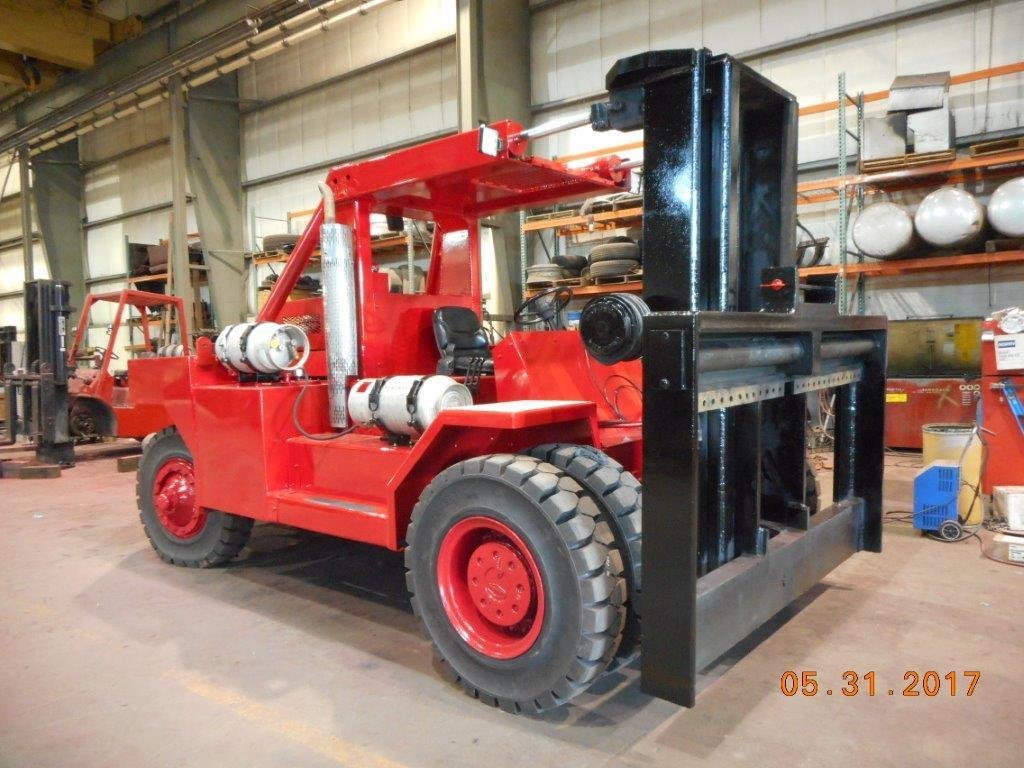 80,000lb. Capacity Bristol Riggers Special Forklift For Sale